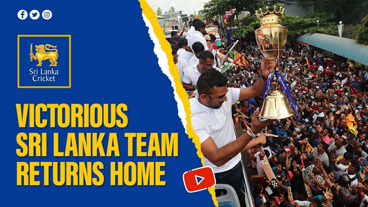 Victorious Sri Lanka Team