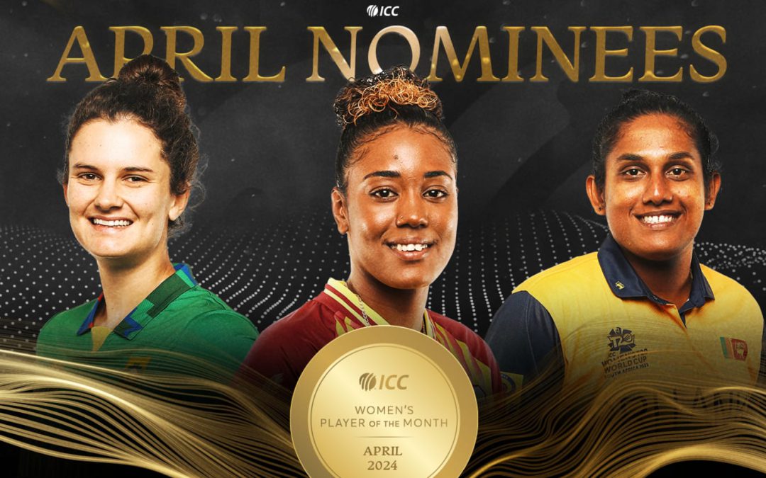 April nominees revealed for ICC Player of the Month awards
